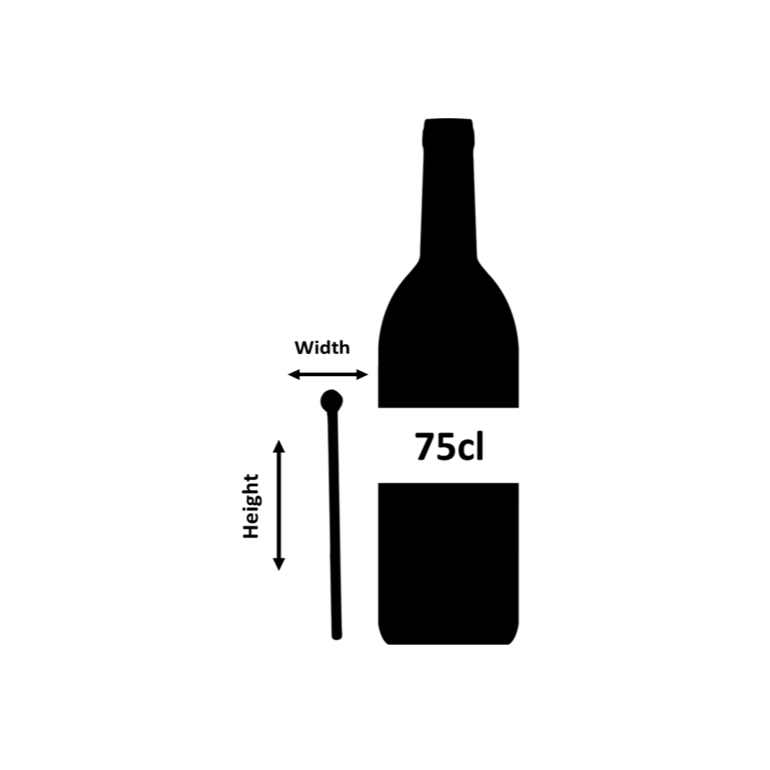 Urban Bar Accessories Agitatore Vetro 14cm 6 Pezzi
