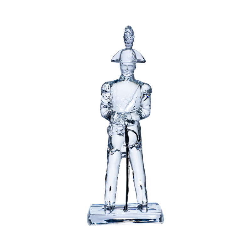 Cristalleria ColleVilca Carabinieri statua Alta uniforme 41 cm cristallo