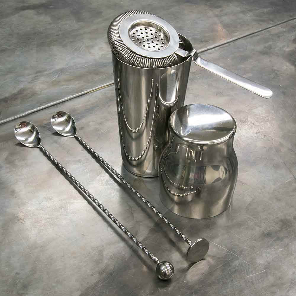 Urban Bar Calabrese Set Cocktail Acciaio Shaker 90cl