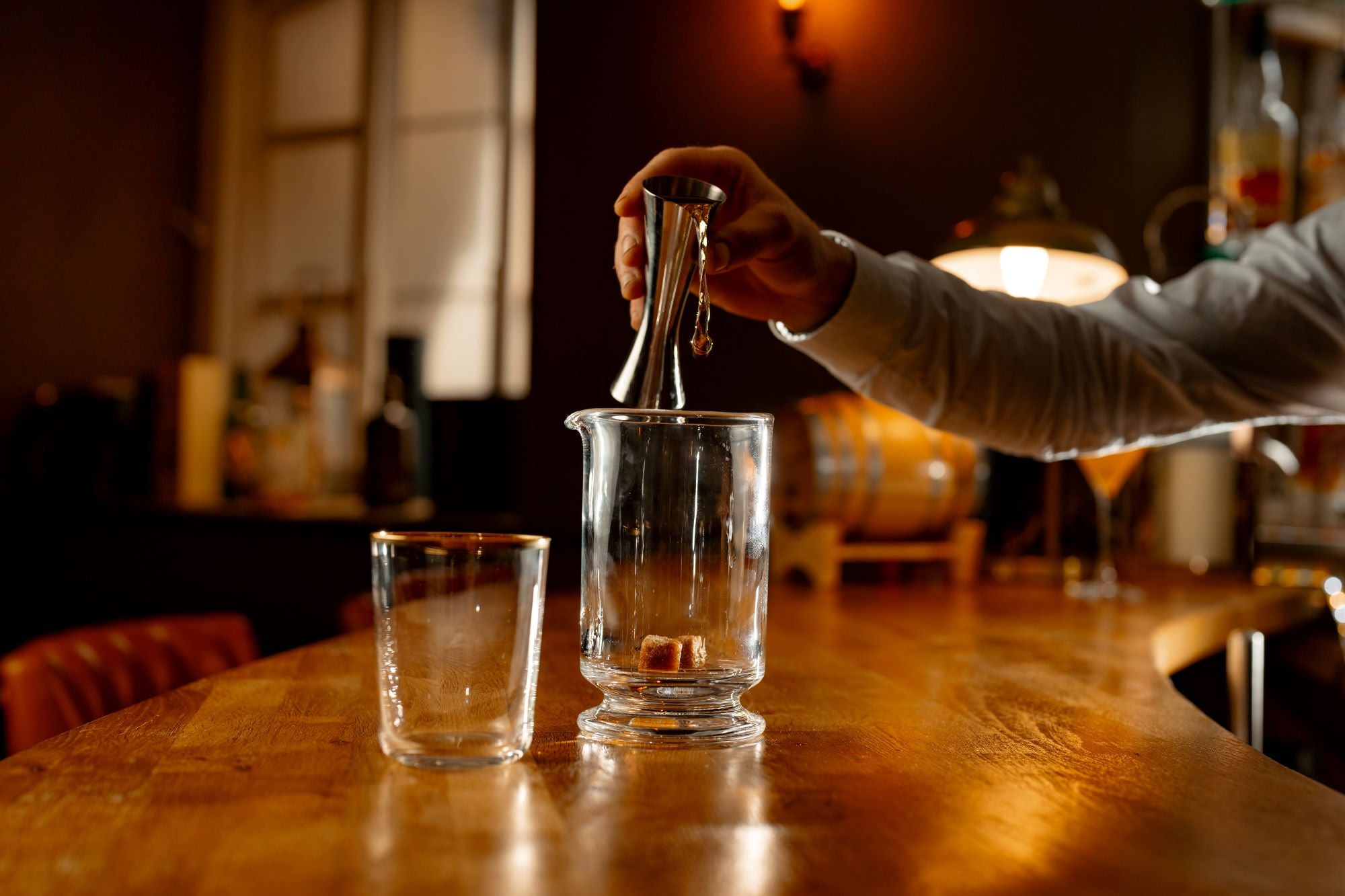 Urban Bar Fluet Old Fashioned bicchiere whisky 34cl bordo oro