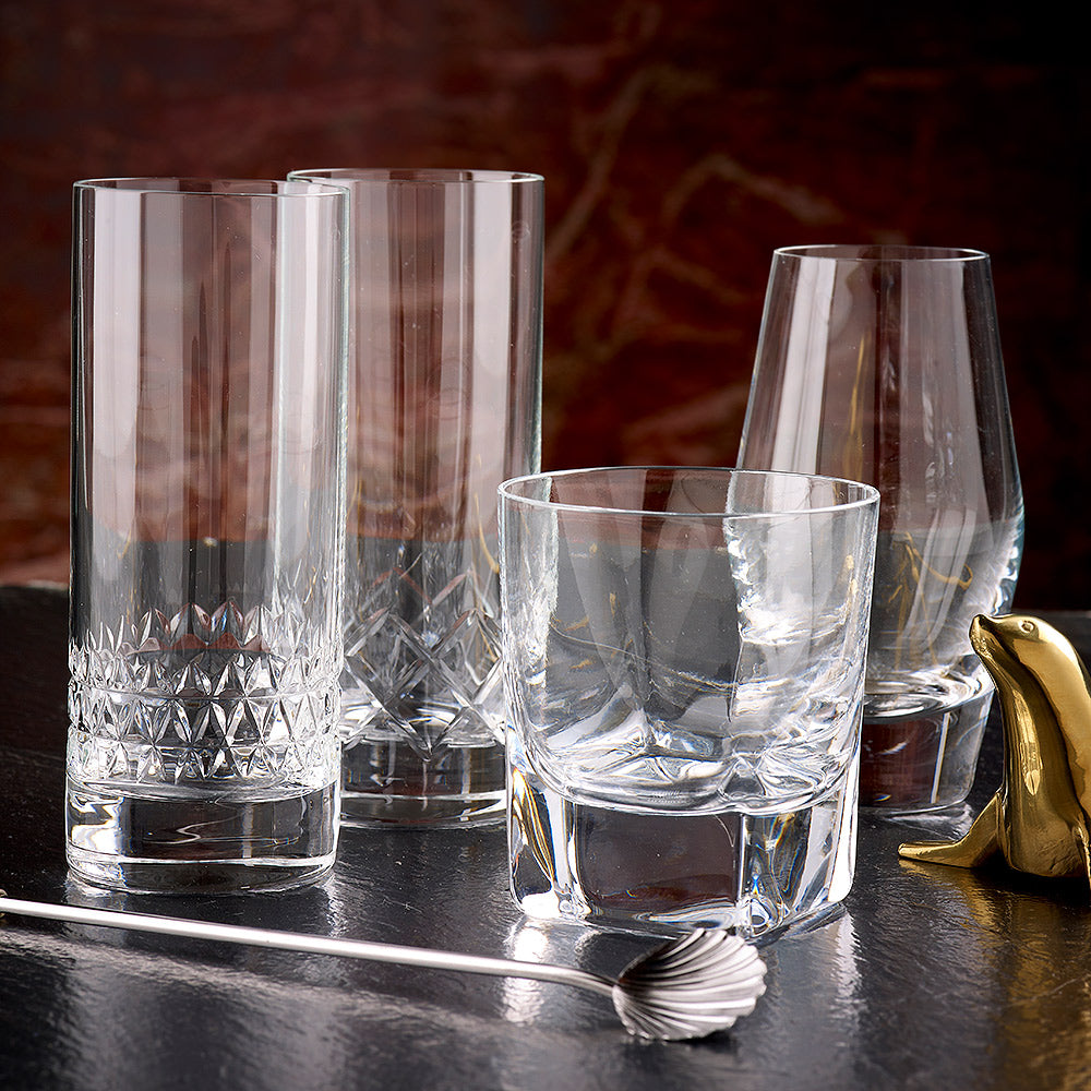 Urban Bar Qubo bicchiere whisky 23cl base quadrata