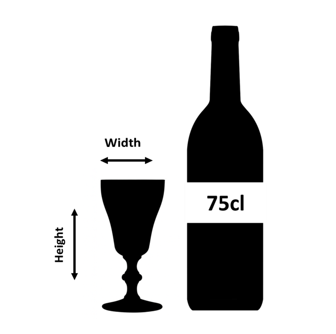 Urban Bar Vintage calice Irish Coffee vetro 17cl con stelo