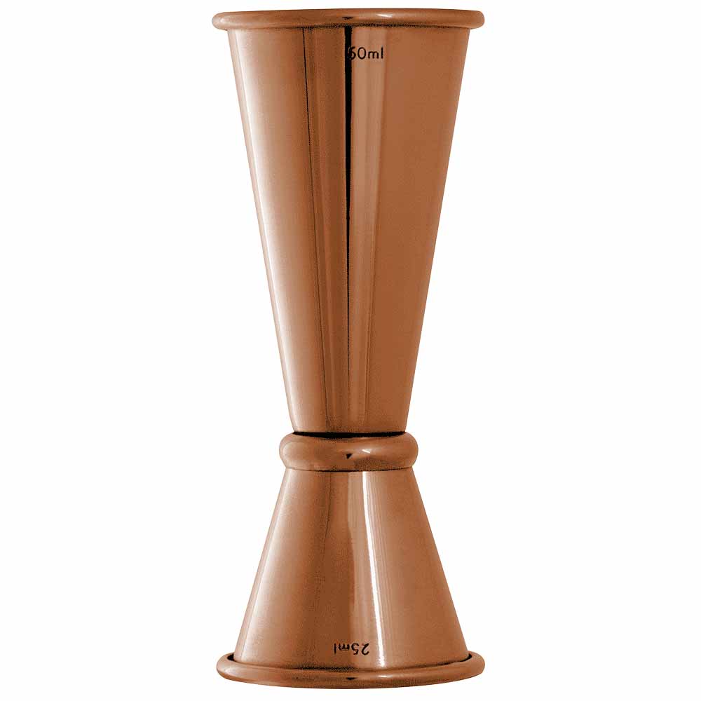 Urban Bar Ginza jigger 25/50 ml oro rosa acciaio