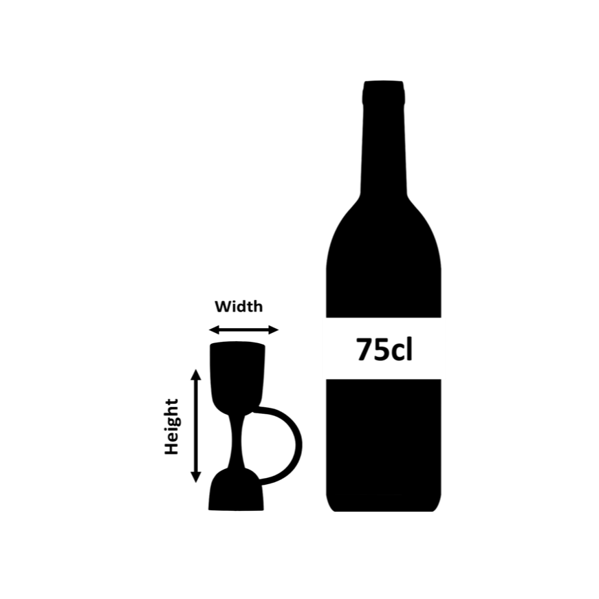 Urban Bar Coley Jigger Cocktail Acciaio 25/50ml CE