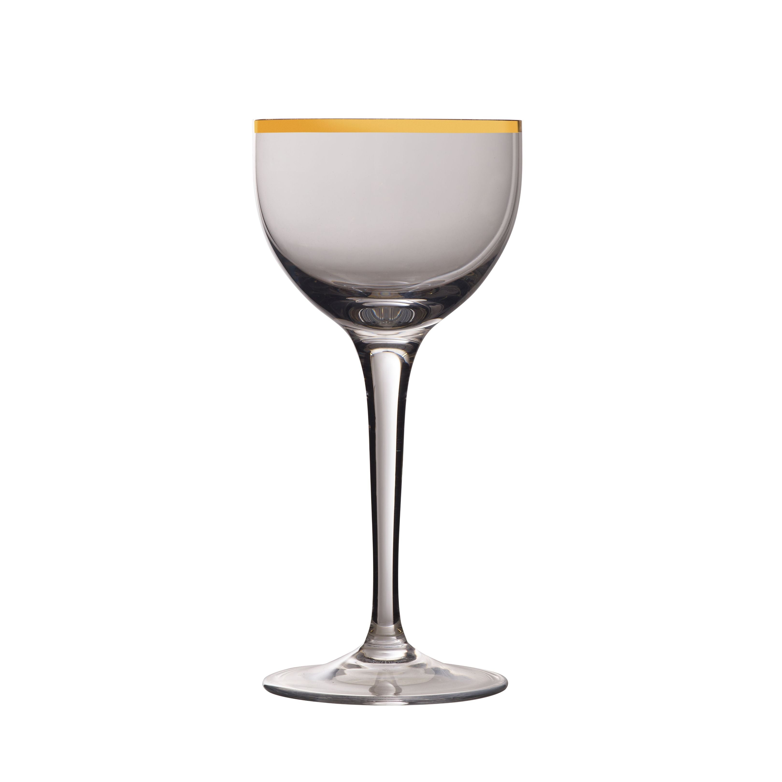 Urban Bar Alto Gold Rim bicchiere cocktail 17cl 4 pezzi cristallo