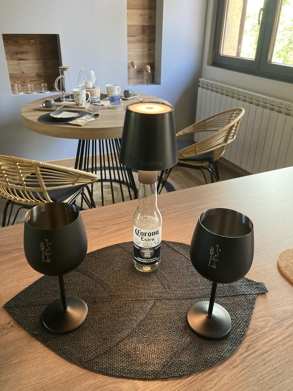 Gusto Nostro Stainless Calice Vino Acciaio 4pz Argento