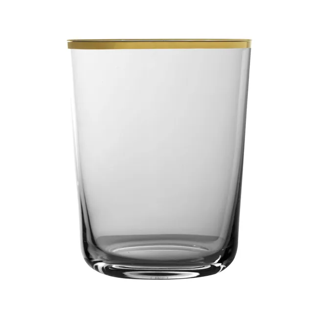 Urban Bar Fluet Bicchiere Whisky Bordo Oro 45 cl