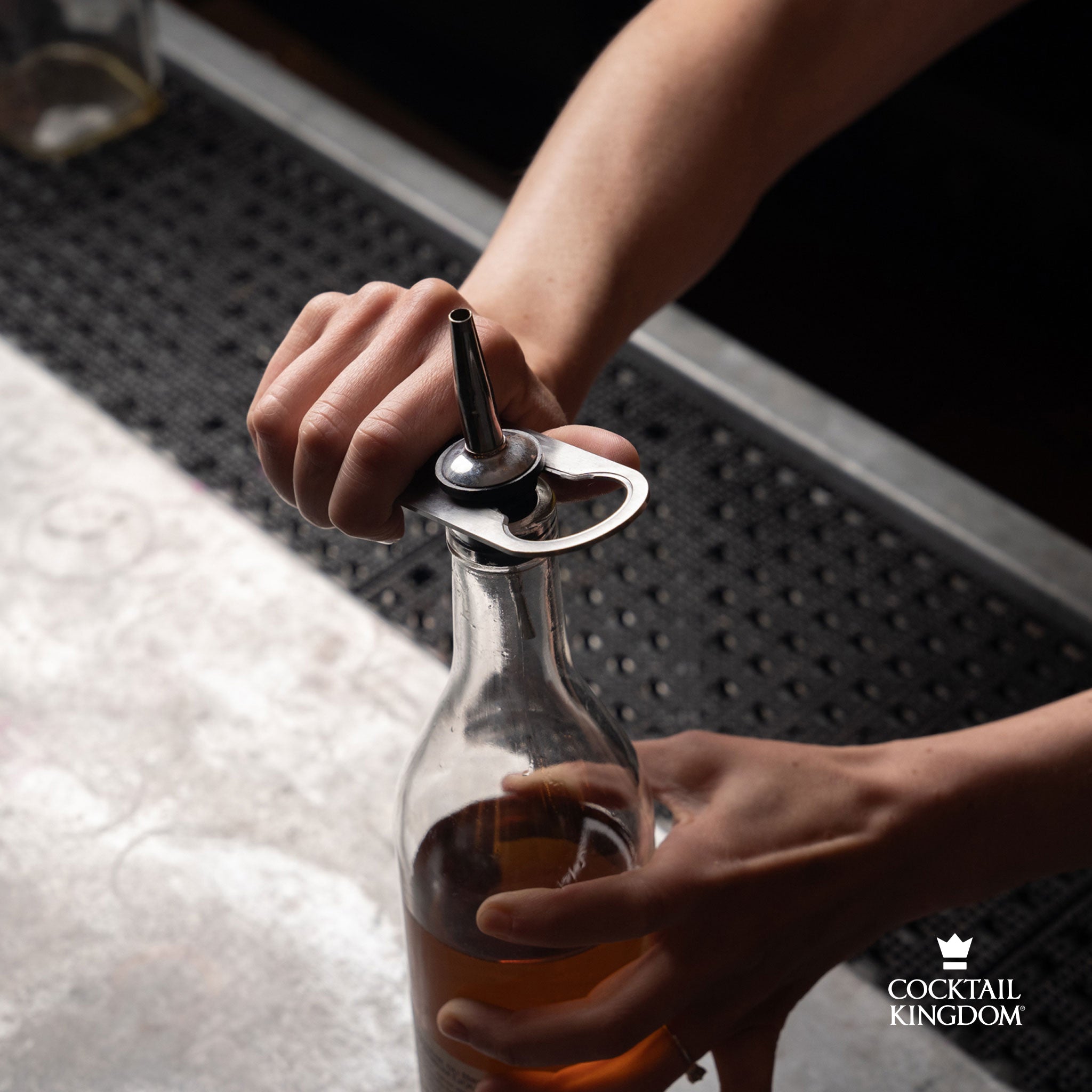 Cocktail Kingdom Church Key apribottiglie acciaio