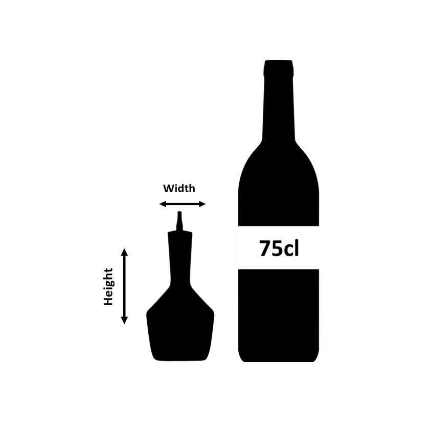 Urban Bar Bitter Bottles bottiglia bitter cristallo 20cl fatto a mano