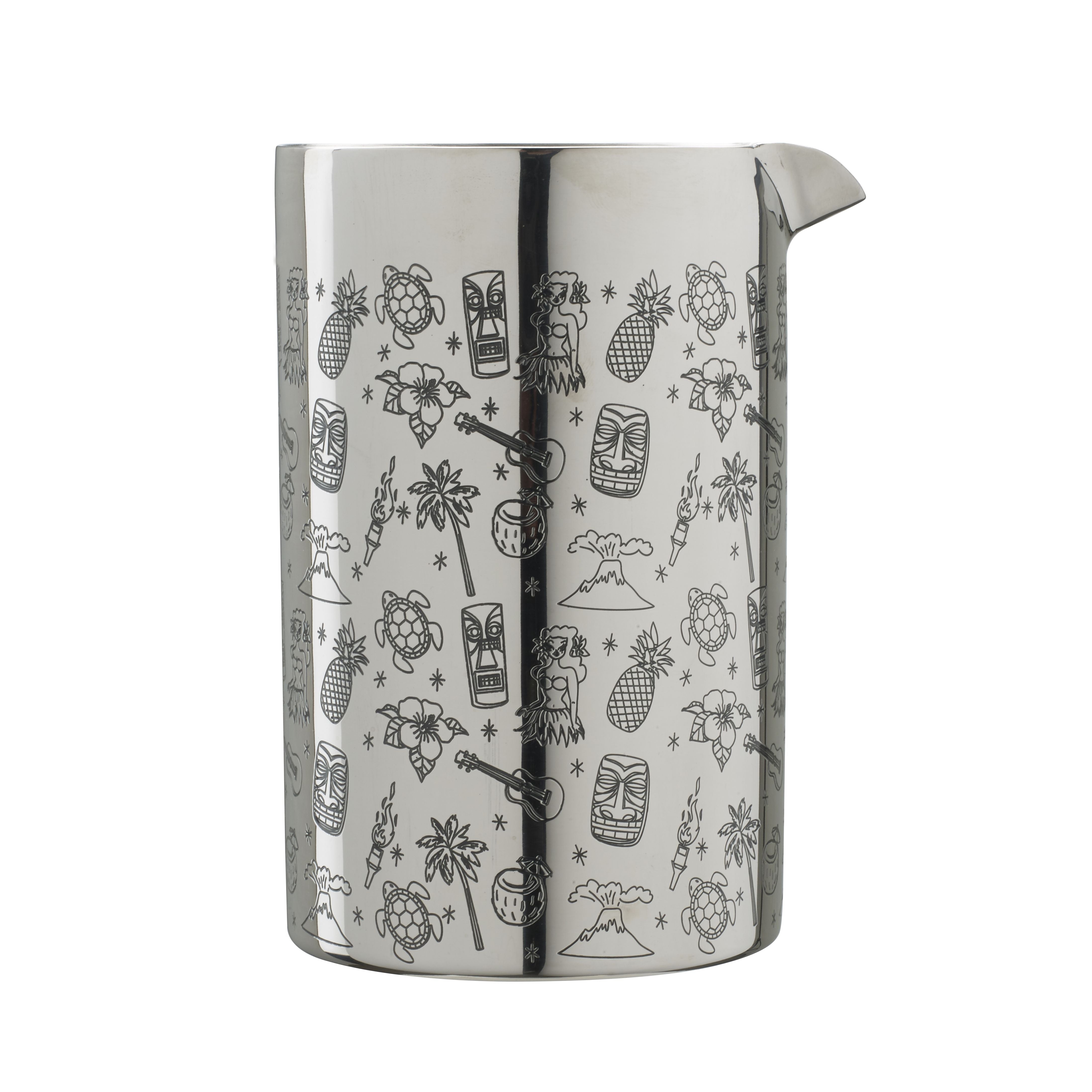 Urban Bar Tiki mixing tin shaker 70cl acciaio doppia parete