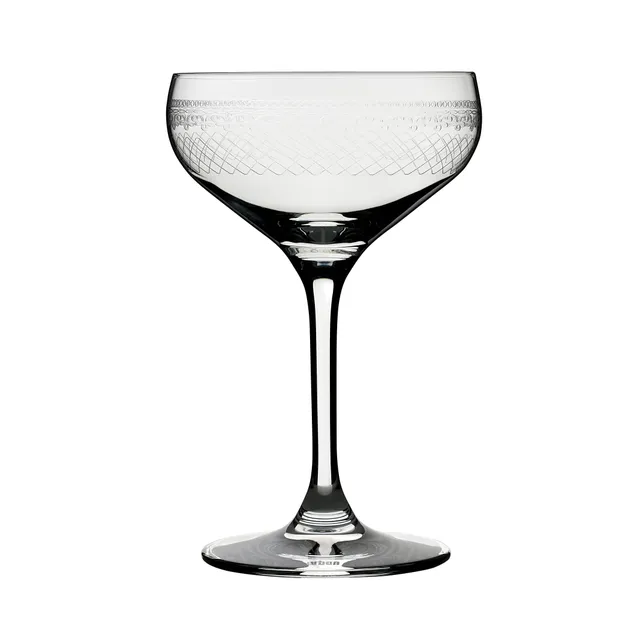 Urban Bar 1910 coppa champagne 15cl cristallo inciso