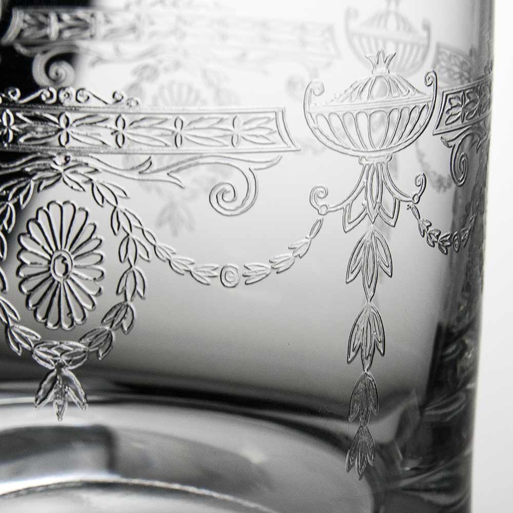Urban Bar 1890 tumbler whisky 30 cl cristallo vintage floreale