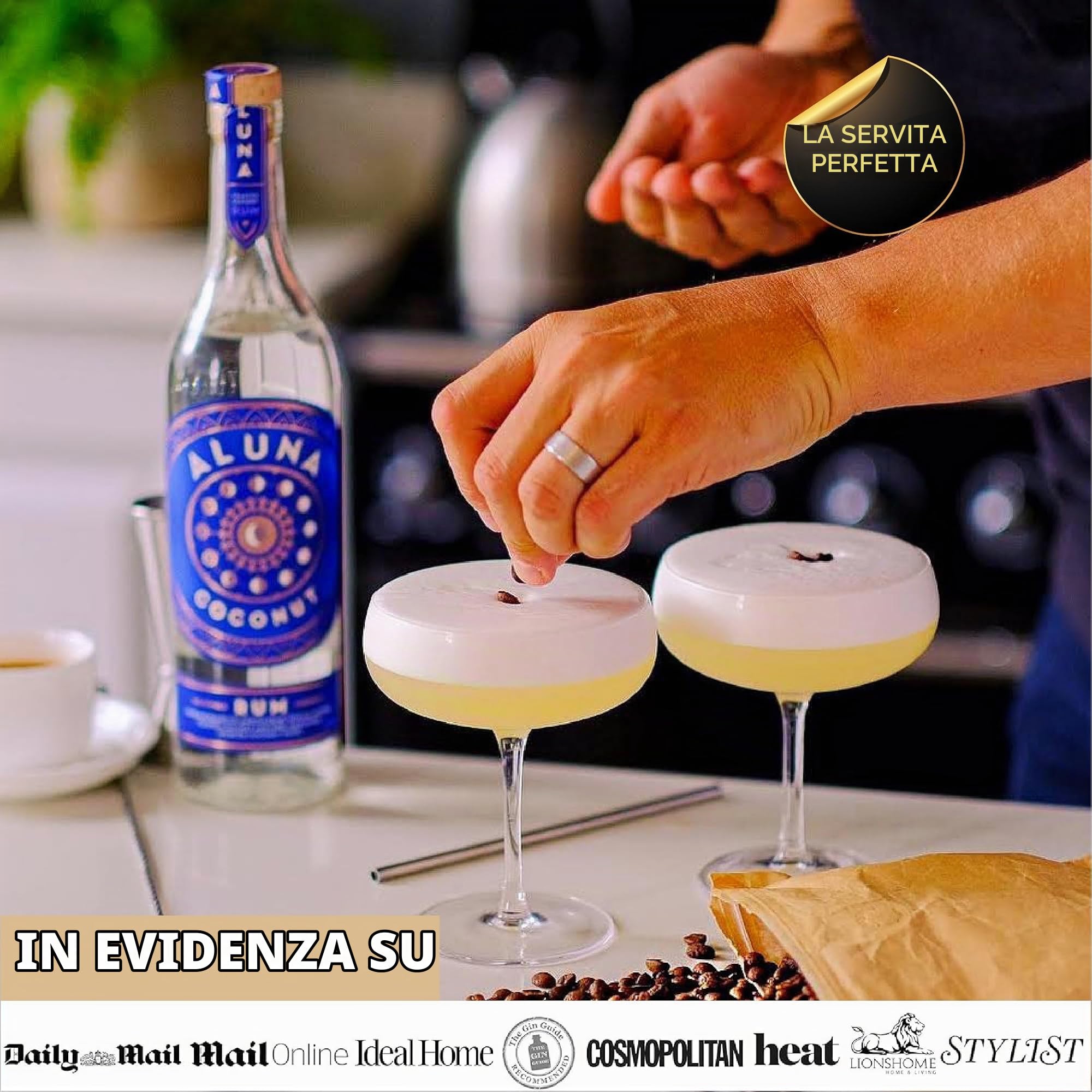 Vemacity Cocktail Glasses coppa cocktail 2 pz 280 ml cristallo