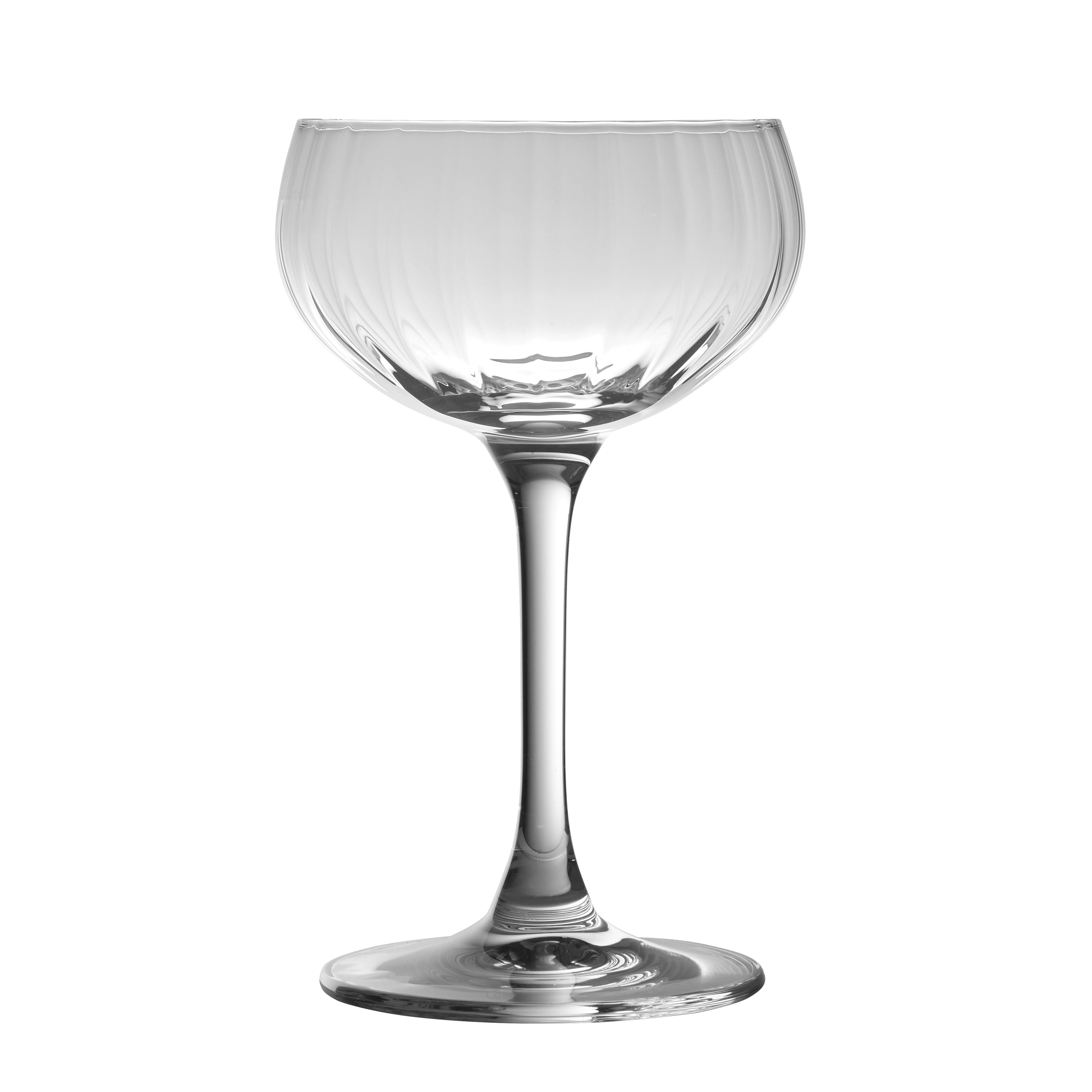 Urban Bar Retro Optic Coppa Champagne 21 cl 4 pz