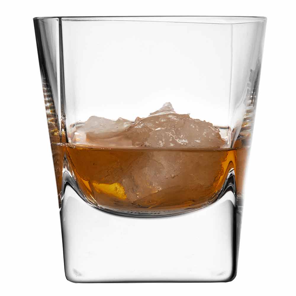 Urban Bar Qubo bicchiere whisky 23cl base quadrata