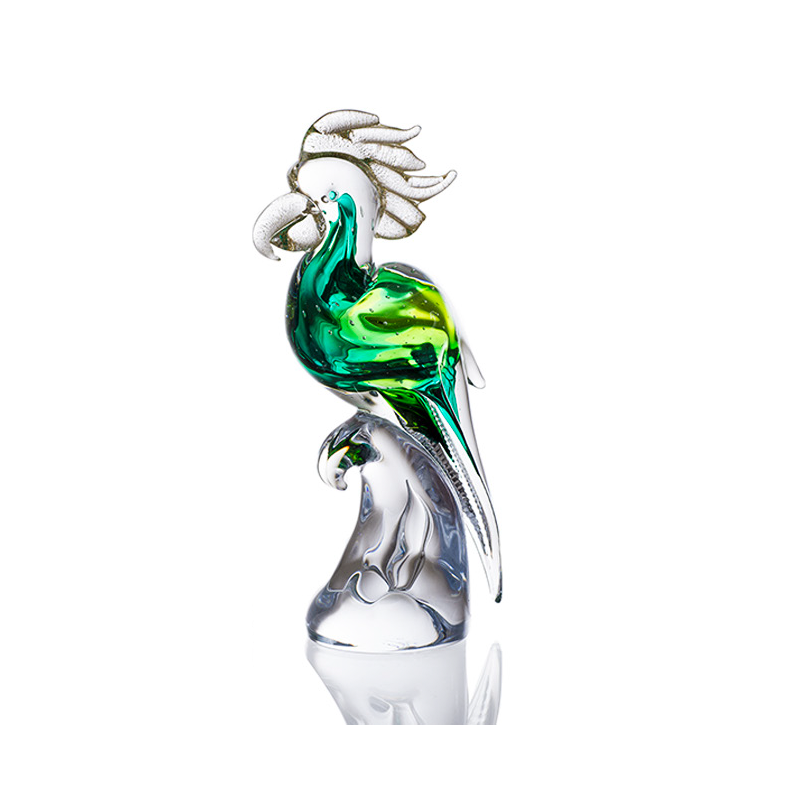 Cristalleria ColleVilca Pappageno statuetta femmina 33 cm cristallo