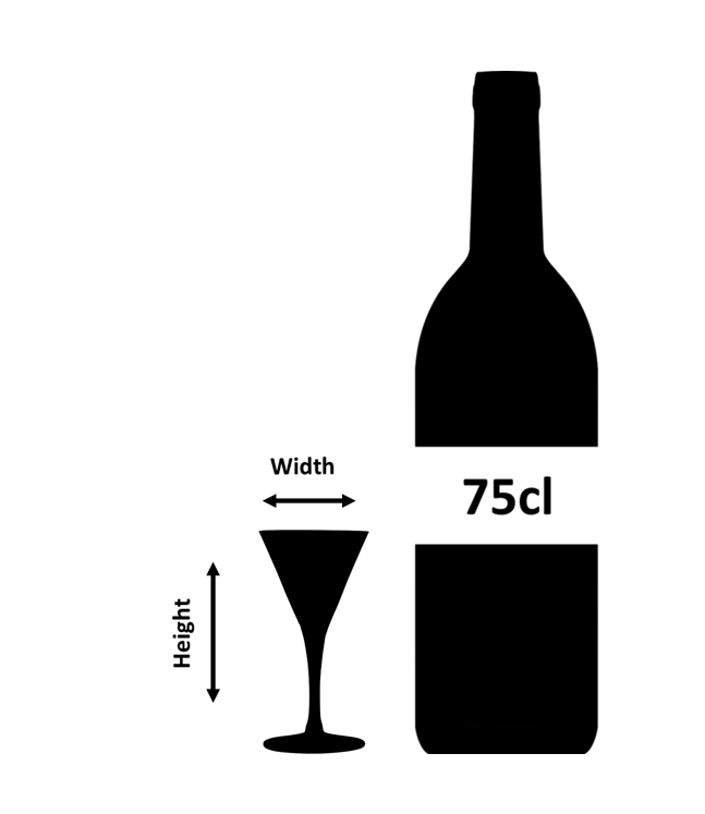 Urban Bar Verdot Mini Martini bicchiere cocktail 4.5cl a mano