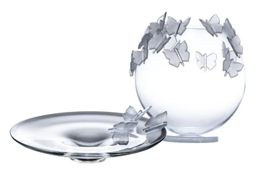 ColleVilca Butterfly vaso grande cristallo 50 cm