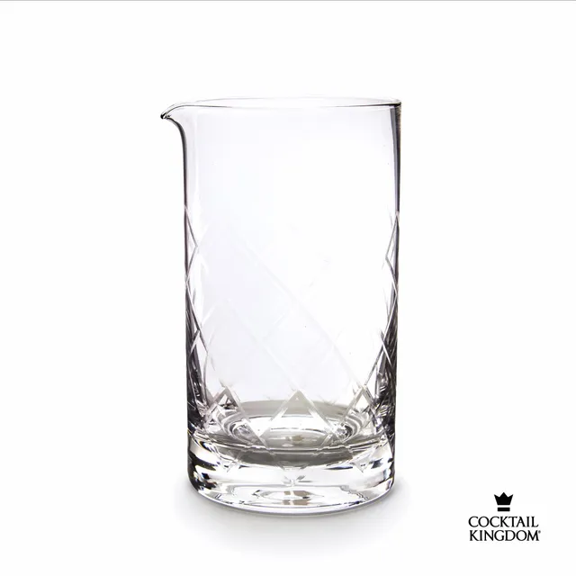 Cocktail Kingdom Yarai Mixing glass 675 ml base piatta vetro