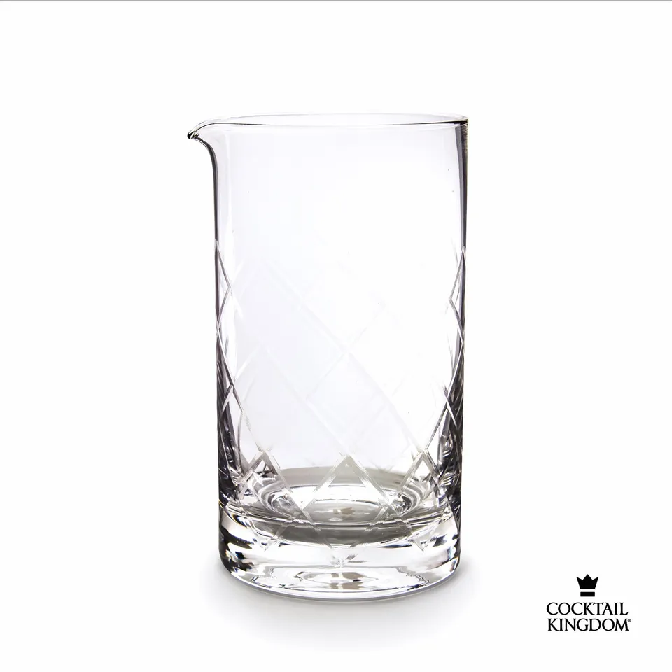 Cocktail Kingdom Yarai Mixing glass 675 ml base piatta vetro
