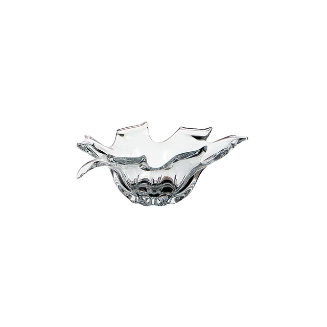 Cristalleria ColleVilca Acero centrotavola piccolo cristallo 25 cm