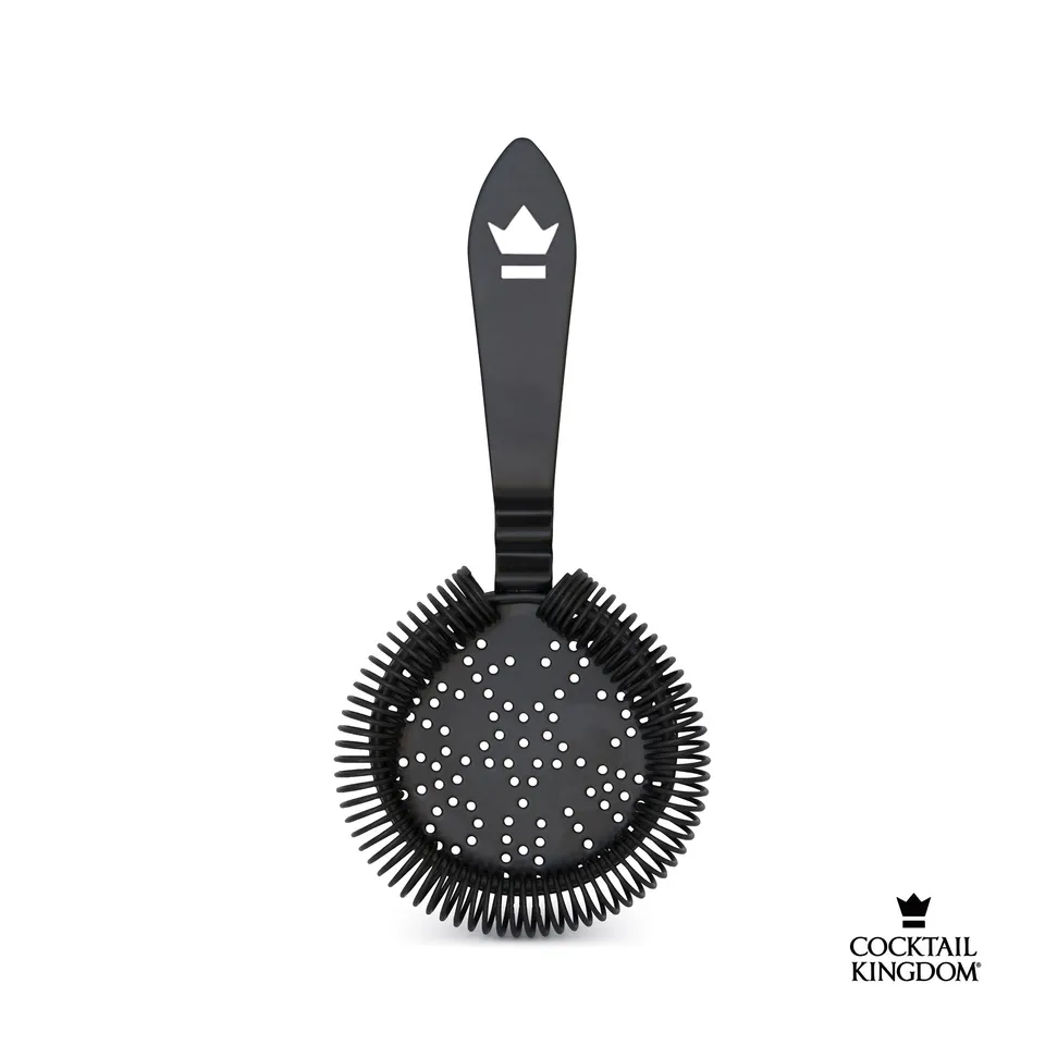 Cocktail Kingdom Hawthorne Strainer Colino Nero Opaco