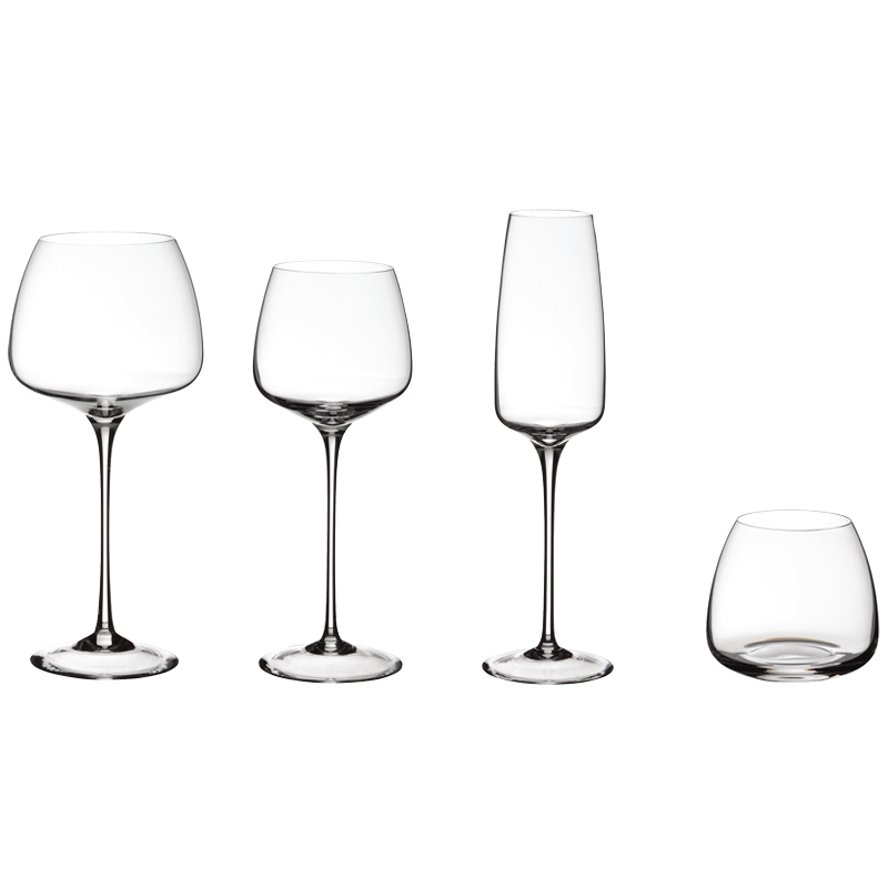 ColleVilca Rose bicchiere acqua cristallo h 9 cm