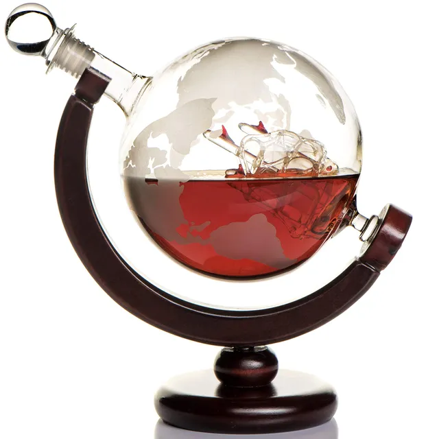 Kemstood Decanter Set decanter whisky globo 850 ml vetro