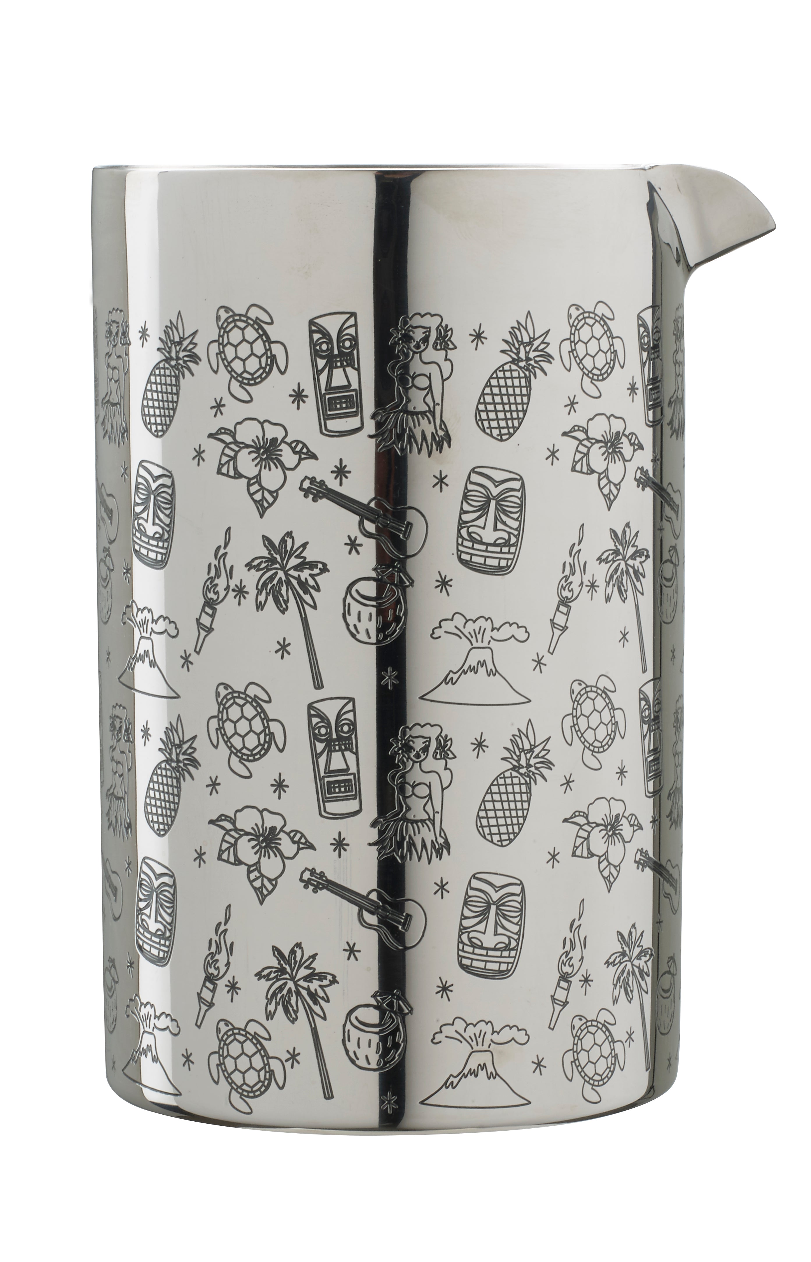 Urban Bar Tiki mixing tin shaker 70cl acciaio doppia parete