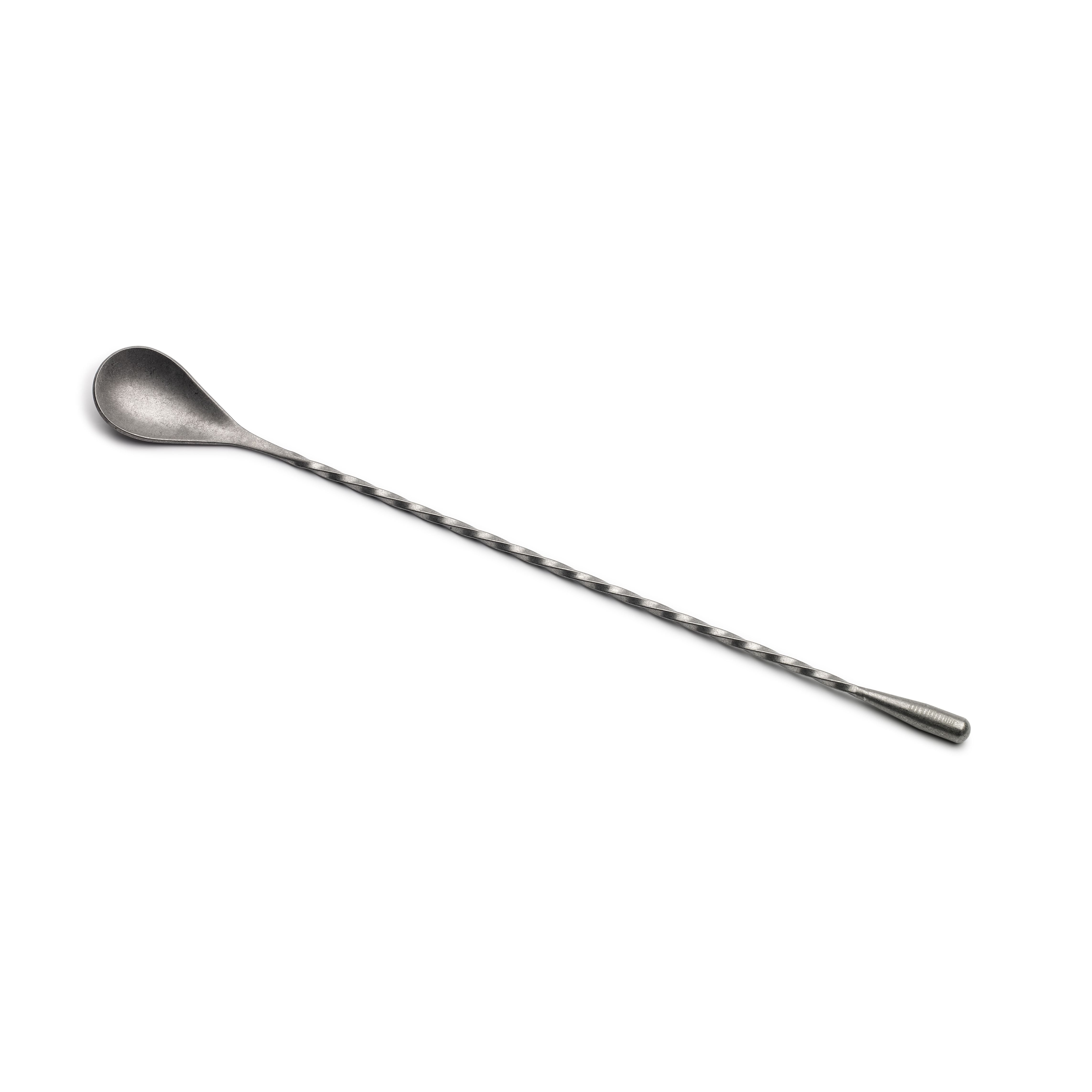 Urban Bar Drop Stone Bar Spoon 30cm Acciaio Pietra