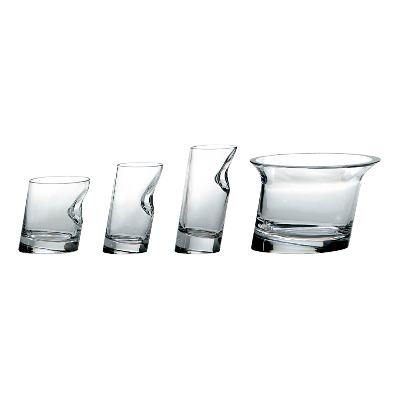 Cristalleria ColleVilca Bar Ice Stopper secchiello ghiaccio vetro 18 cm