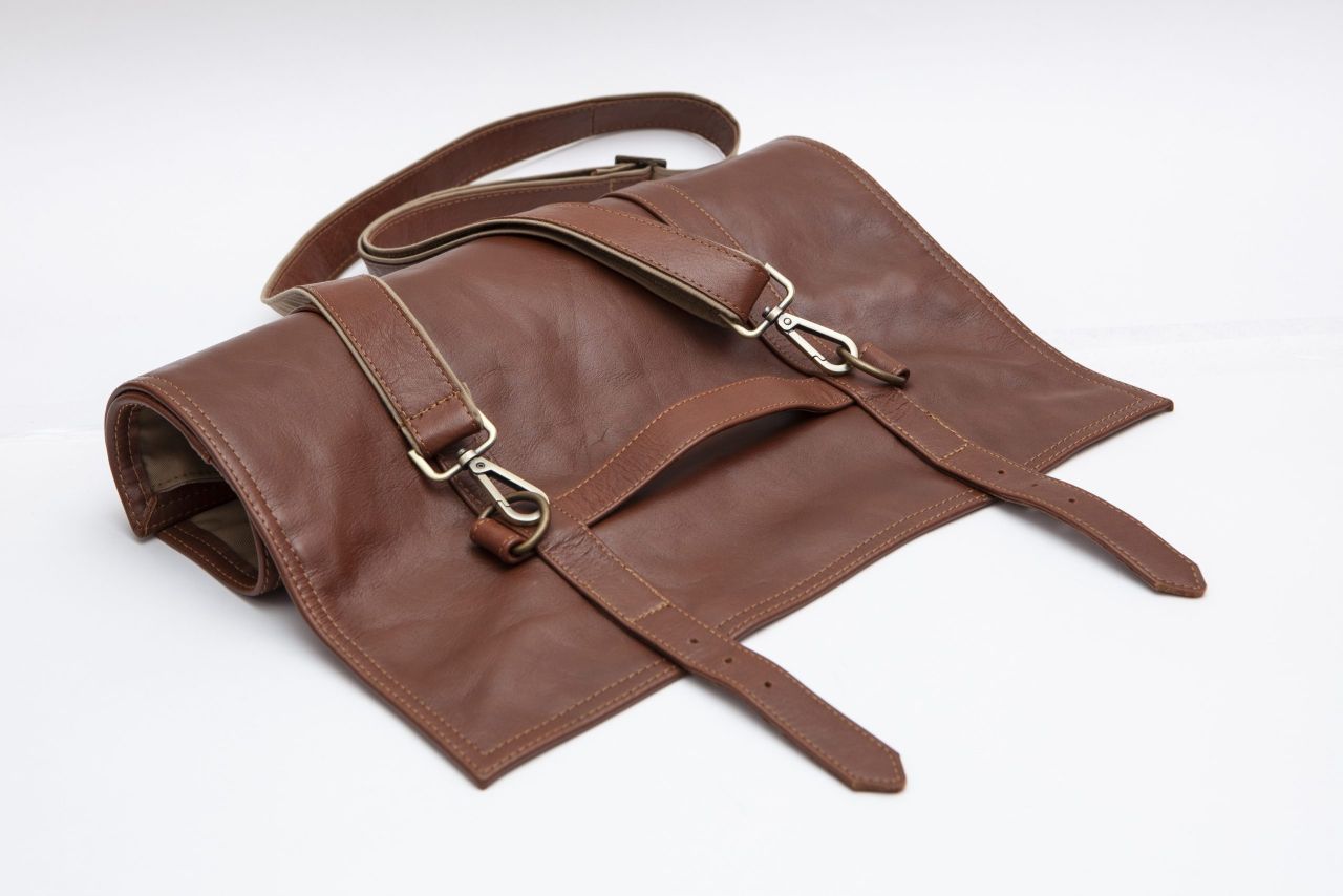 Urban Bar Accessories borsa cuoio attrezzi bar marrone