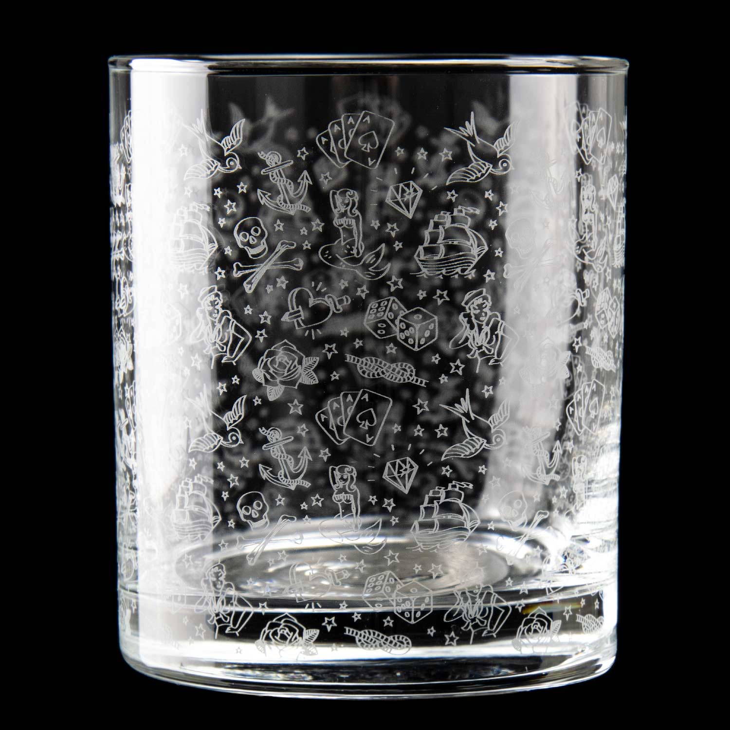 Urban Bar Tattoo Tumbler 25cl bicchiere whisky vetro