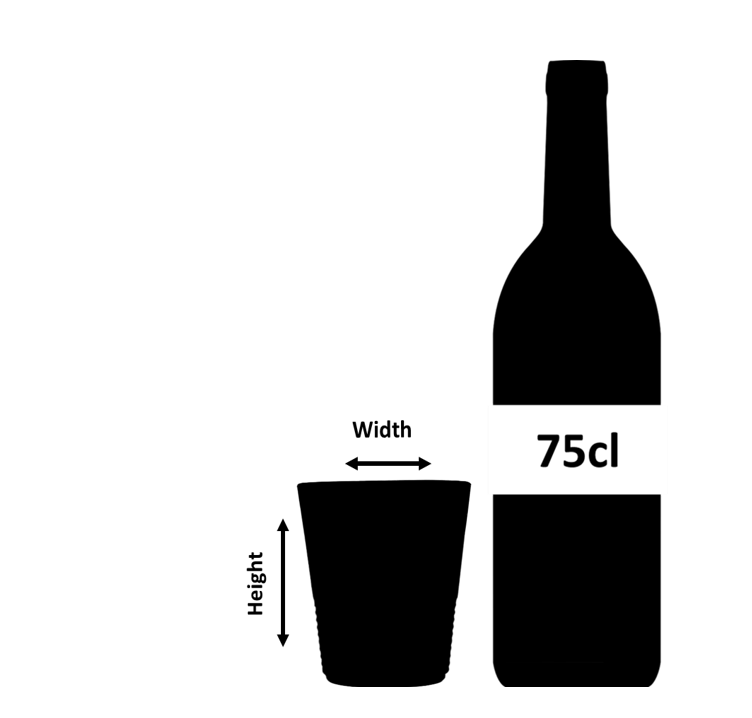 Urban Bar Soho Spun Tumbler Whisky 25cl Impilabile