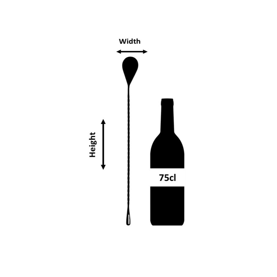 Urban Bar Drop Gold Bar Spoon 40cm cucchiaio da bar oro