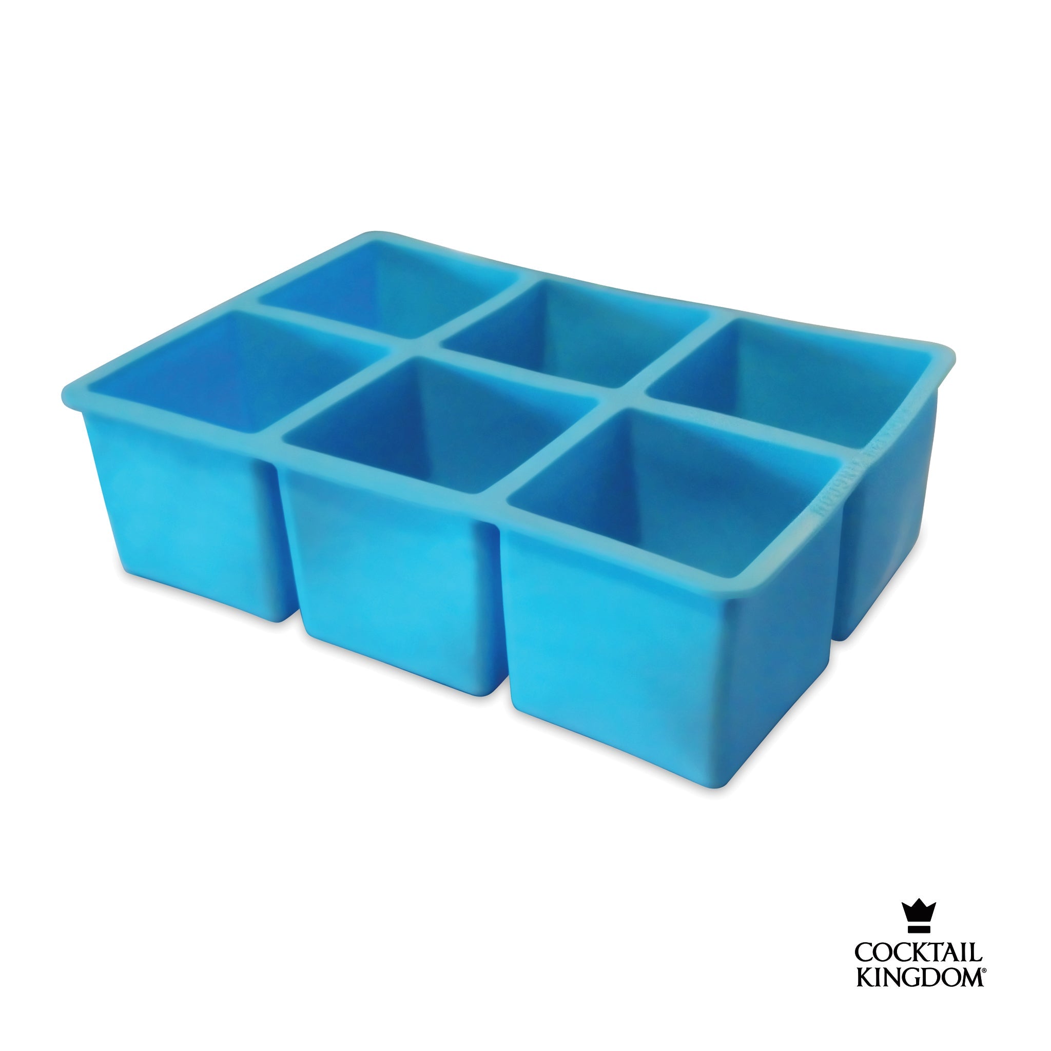 Cocktail Kingdom Stampo Ghiaccio Cubi Grandi Blu 5,1cm