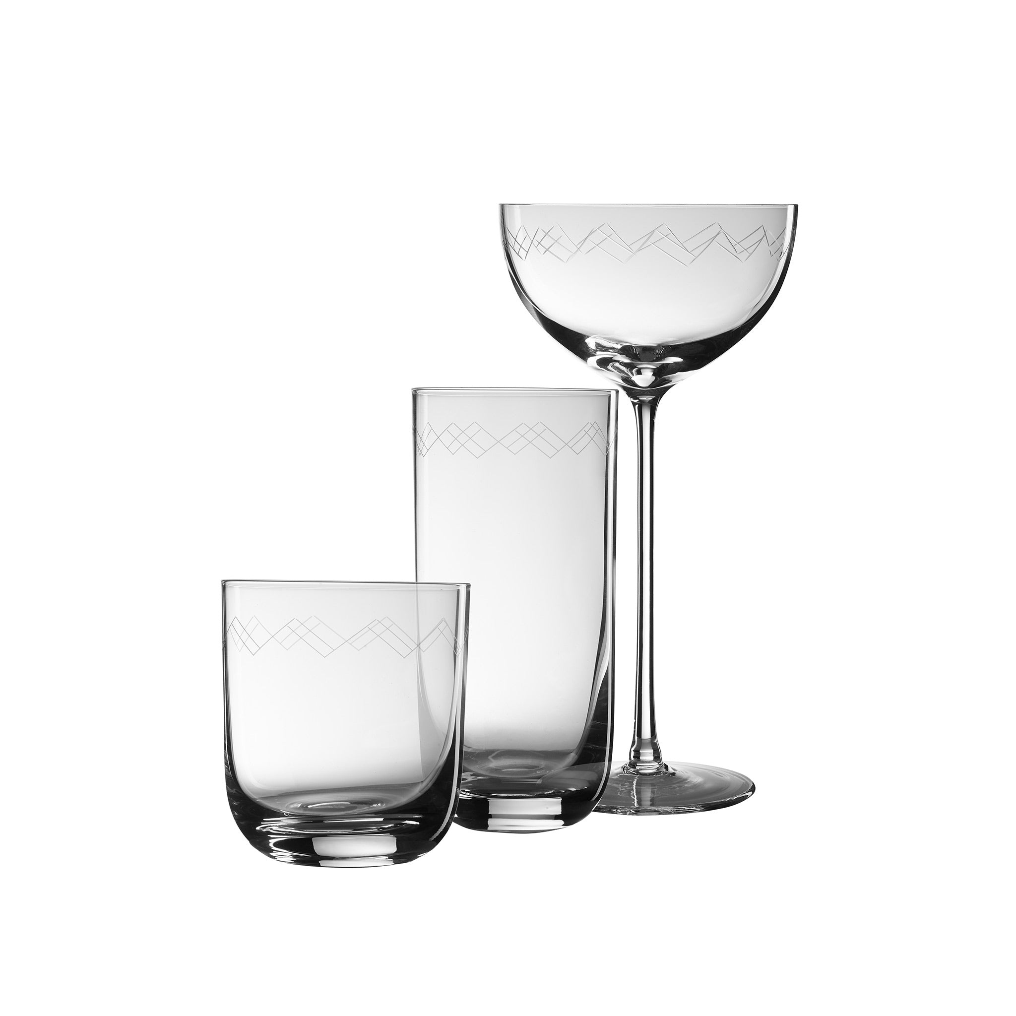 Urban Bar Calabrese ZigZag highball 37cl cristallo