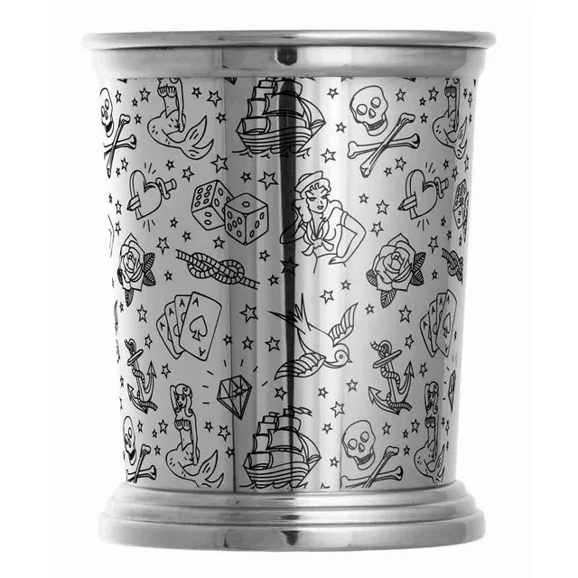 Urban Bar Tattoo tazza julep acciaio 40cl tatuaggi