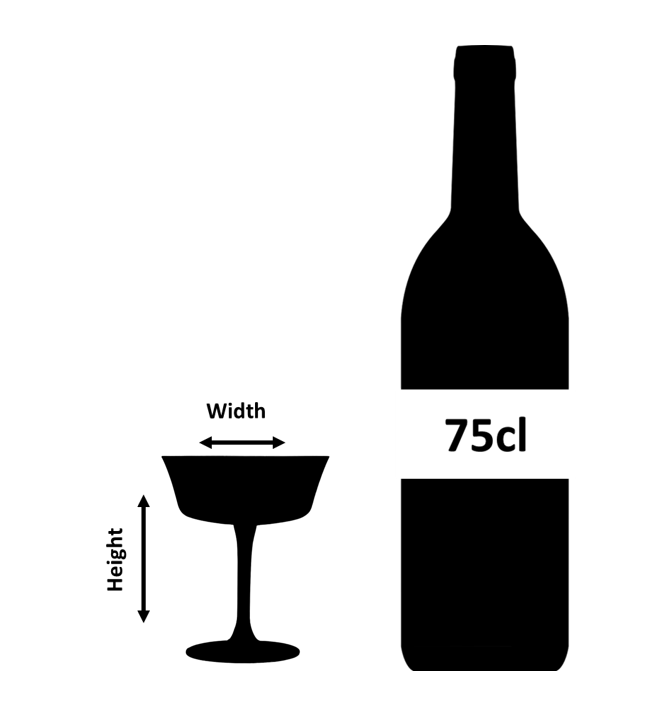 Urban Bar 1910 Fizzio Coppa Champagne 26cl cristallo