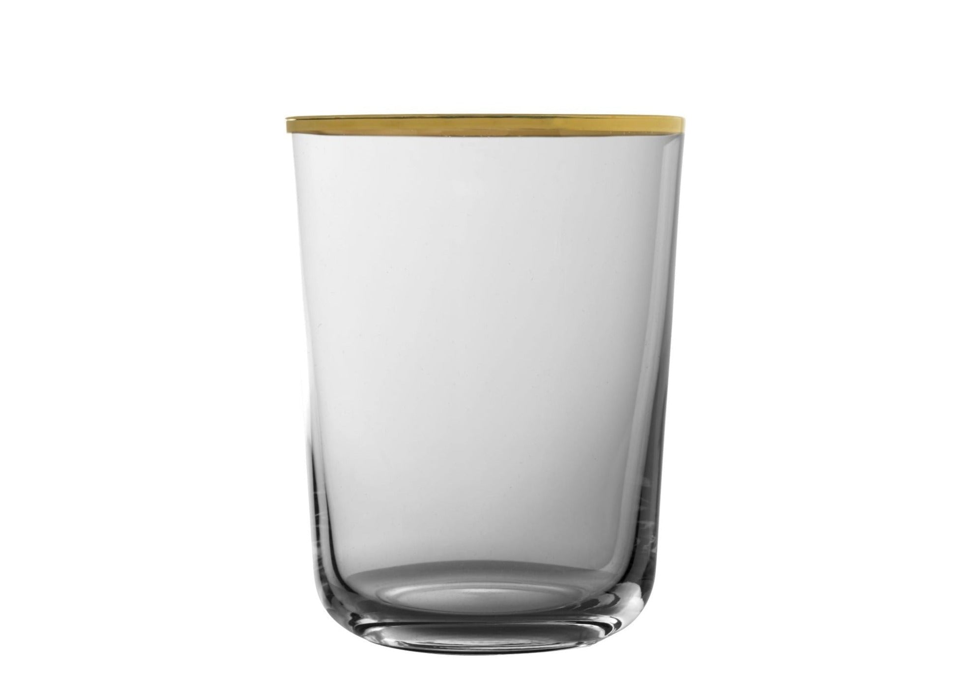 Urban Bar Fluet Old Fashioned bicchiere whisky 34cl bordo oro