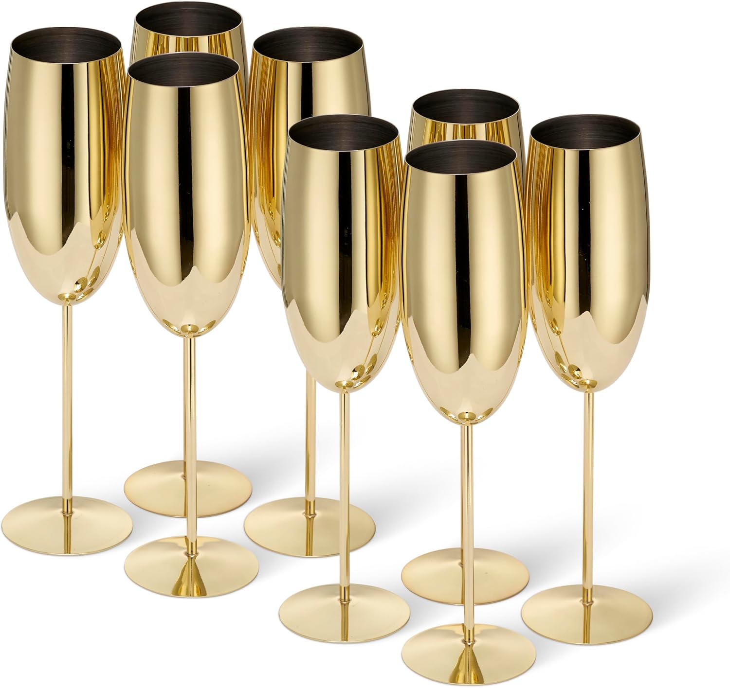 Oak & Steel Flutes Flûte Champagne Oro 2 Pezzi