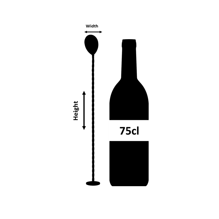Urban Bar Calabrese Bar Spoon 31cm acciaio