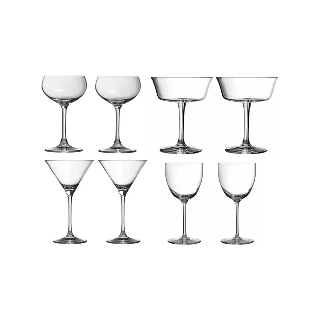 Urban Bar Cocktail Kits Set 6 Calici Stelo Coupe Martini