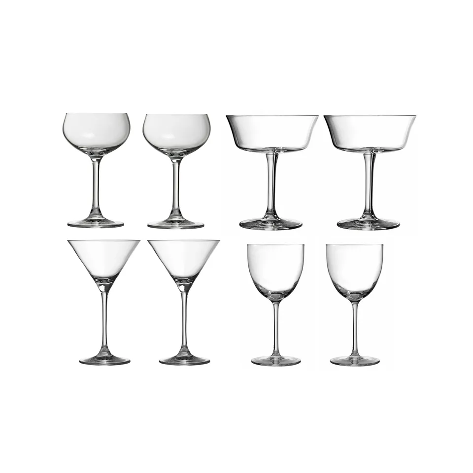 Urban Bar Cocktail Kits Set 6 Calici Stelo Coupe Martini
