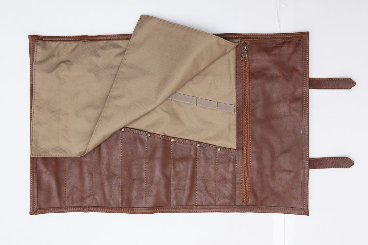Urban Bar Accessories borsa cuoio attrezzi bar marrone