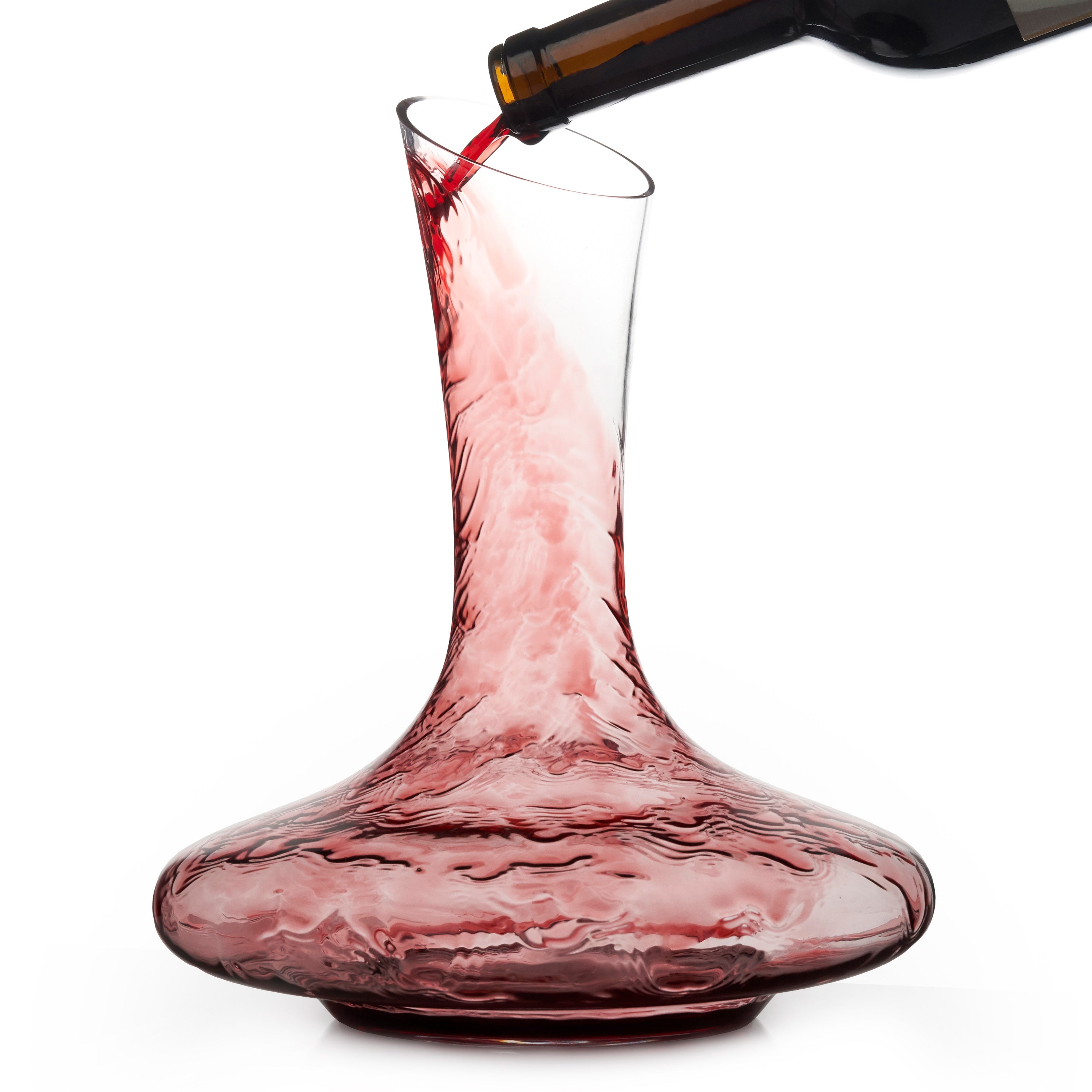Oak & Steel Decanter Vino Cristallo Set Aerazione