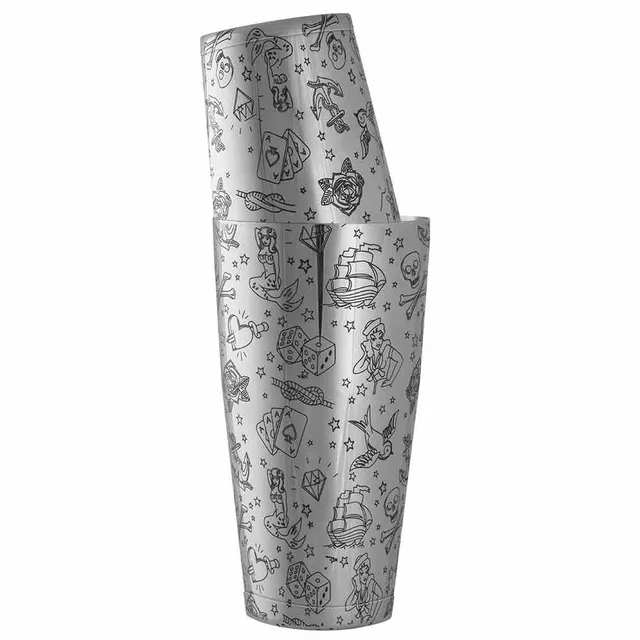 Urban Bar Tattoo Shaker Cocktail 75cl in Acciaio