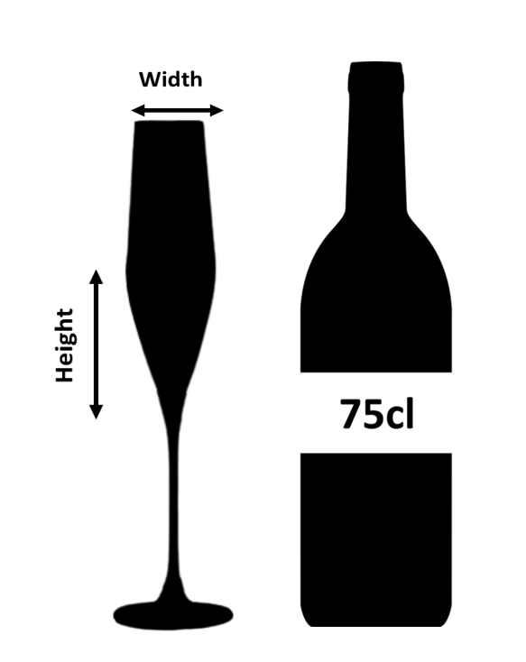 Urban Bar Bacci flute champagne cristallo 19cl