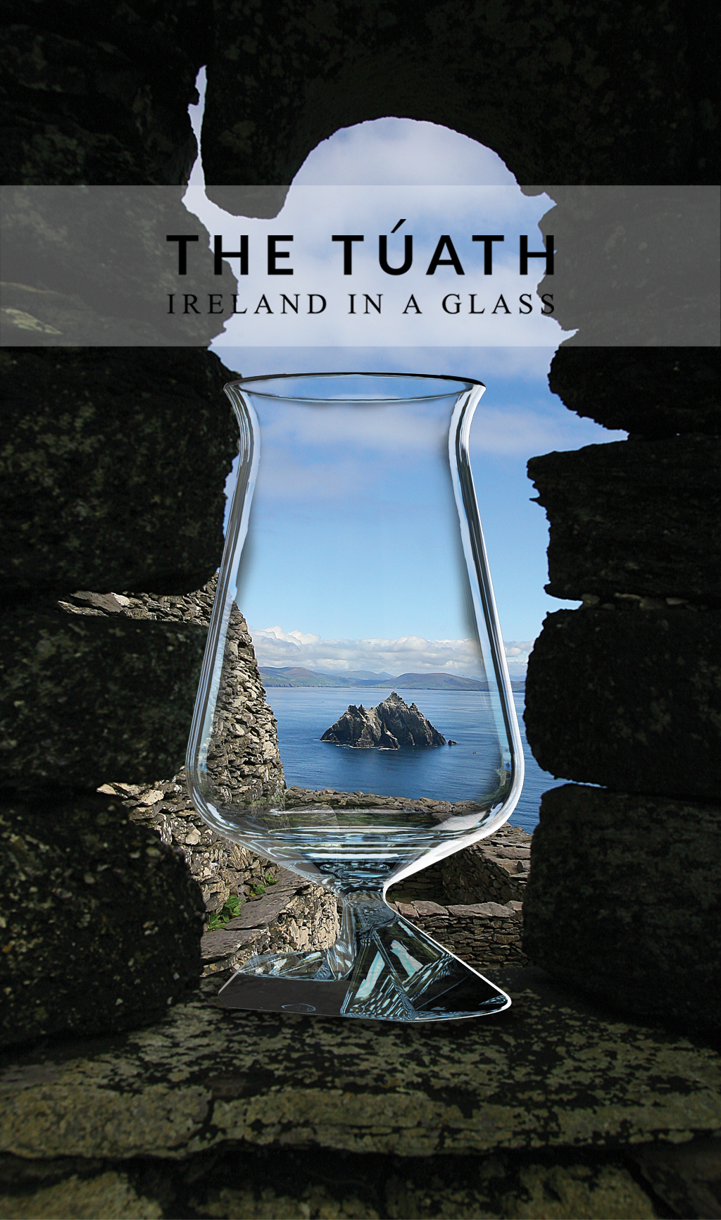 Urban Bar Tuath Bicchiere Whisky Irlandese Cristallo 21cl
