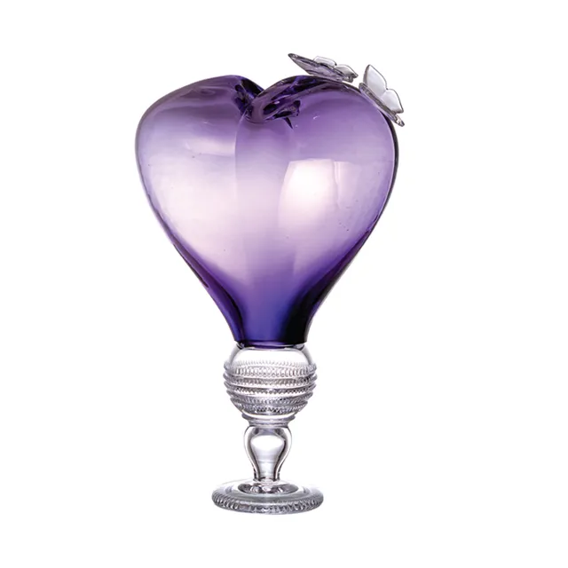 ColleVilca Cuore cuore in cristallo multicolore con base 60 cm
